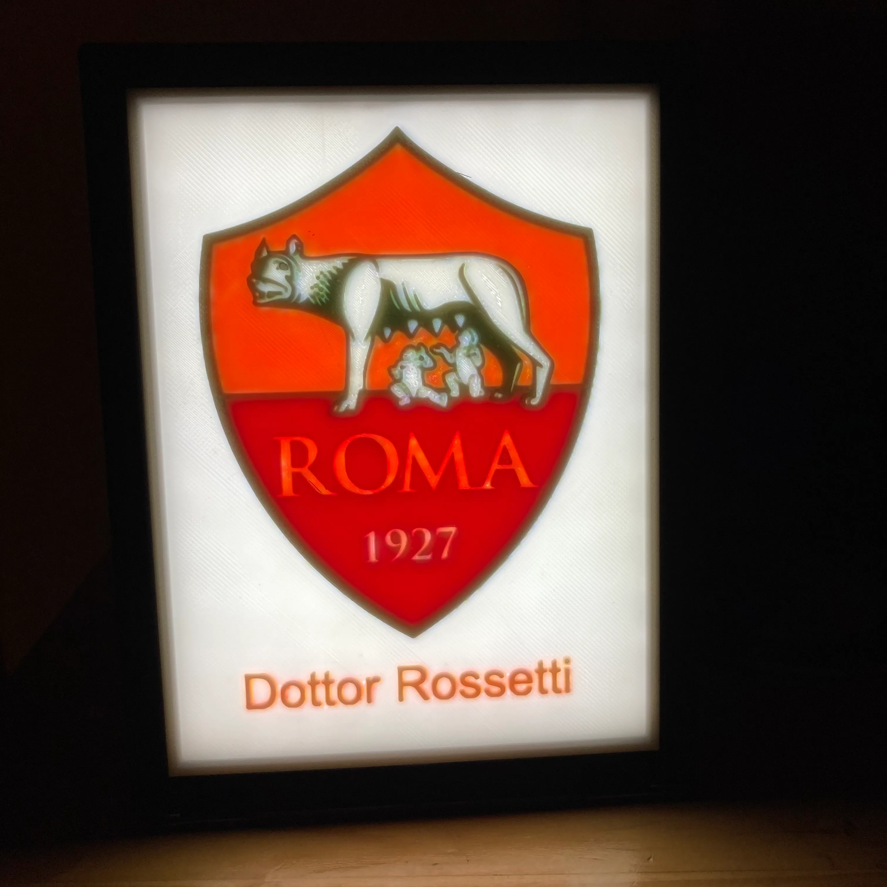 AS Roma Lightbox - Lit