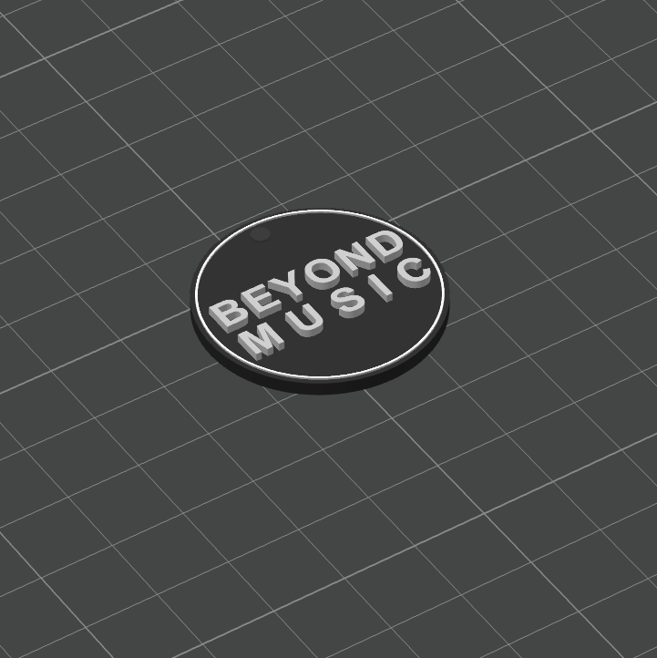 Business Keychain - Printed Result